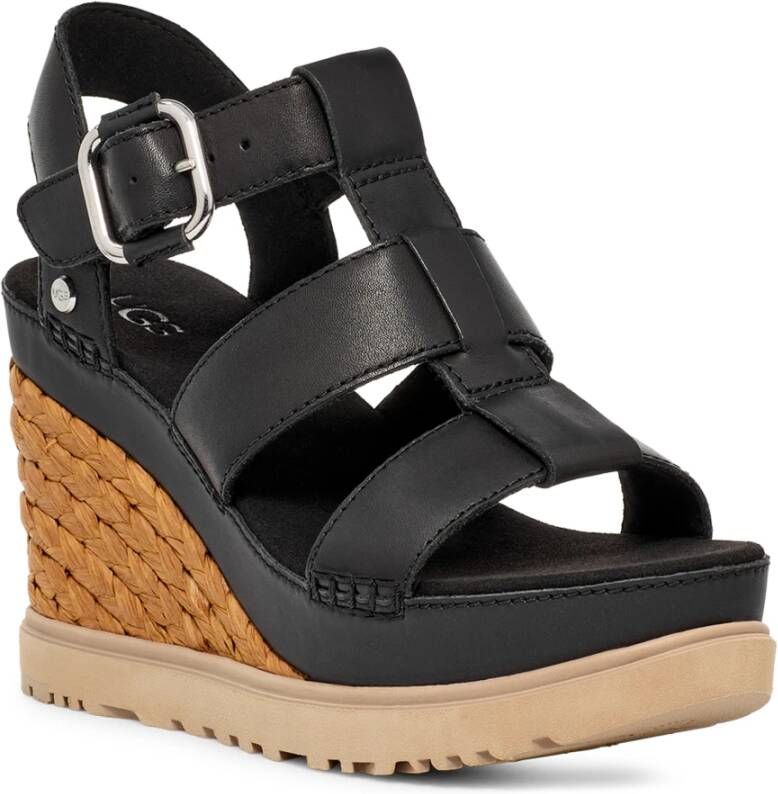 Ugg Stijlvolle Abbot Strap Laarzen Black Dames