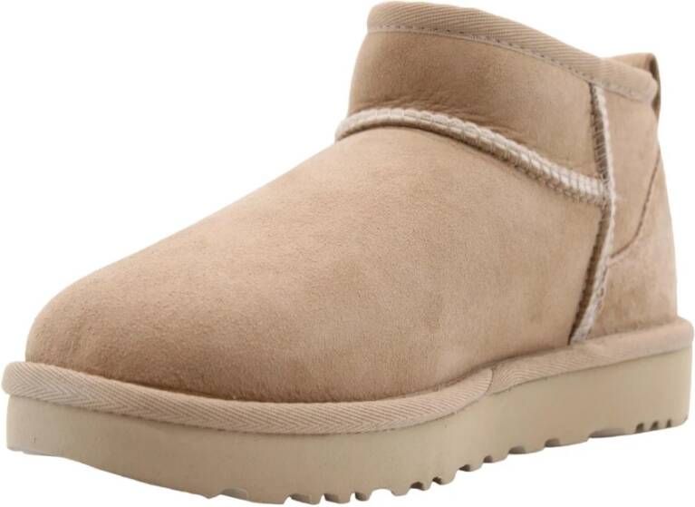 Ugg Stijlvolle Boot met Pacco Details Beige Dames