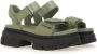 Ugg Stijlvolle Sandalen voor de Zomer Green Dames - Thumbnail 3