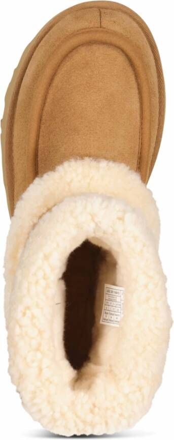 Ugg Stijlvolle Ultra Mini Fluff Laarzen Bruin Dames