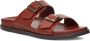Ugg Wainscott Buckle Sandales voor Heren in Cognac Leather - Thumbnail 2