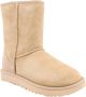 Ugg Suede Enkellaarzen met Nepbont Voering Beige Dames - Thumbnail 2