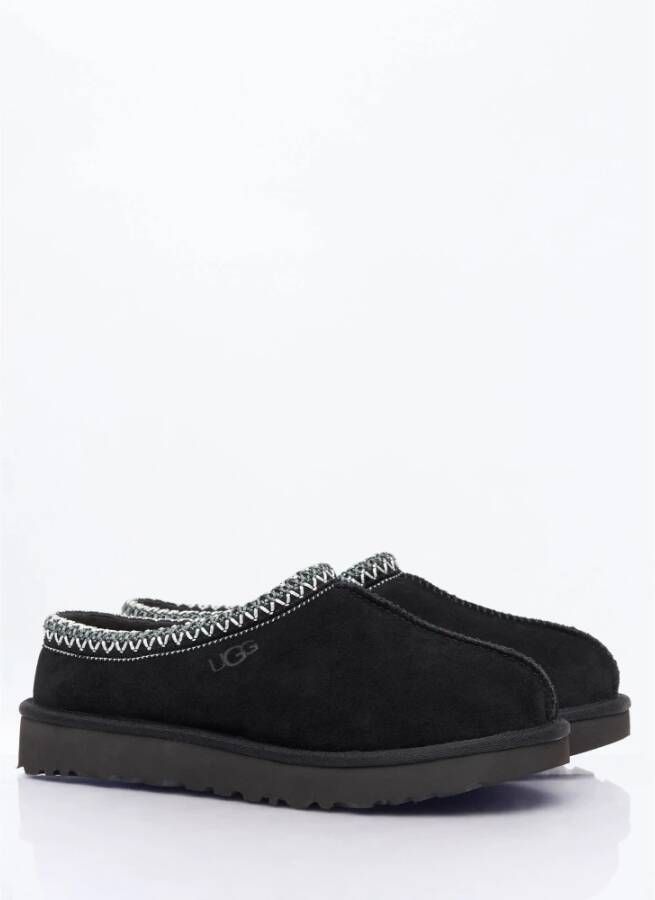 Ugg Suede Pantoffels met vlecht Black Heren