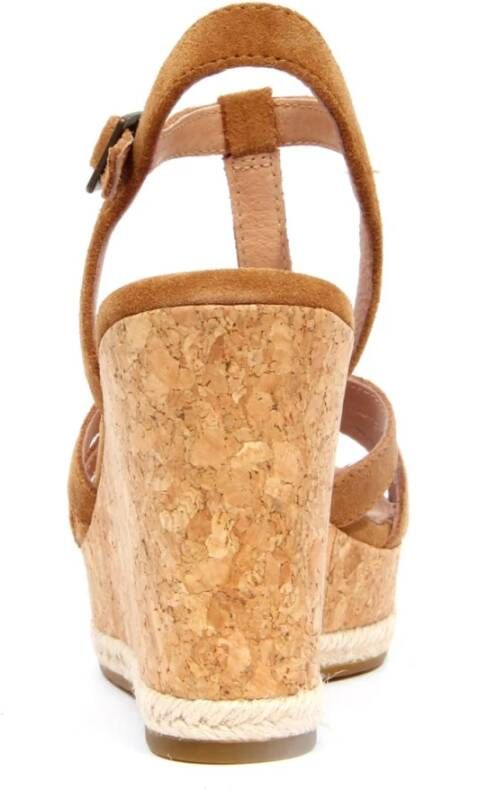 UGG Suède Sandaal Schoenen met Sleehak
