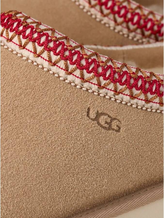 UGG Tasman II Slippers Sand Dark Cherry