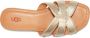 UGG Slippers Dames W Teague Maat: 37 Materiaal: Leer Kleur: Goud - Thumbnail 10