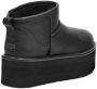 UGG Ultieme Zwarte Leren Plateau Schoenen - Thumbnail 2