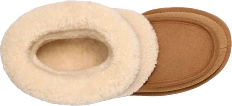 Ugg Ultra Mini Fluff Laarzen Cognac 1145410 Bruin Dames