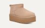 UGG CLASSIC ULTRA MINI PLATFORM W Volwassenen Gevoerde laarzenSnowbootsDames laarzen Wit beige - Thumbnail 17