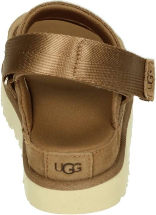 UGG Verstelbare Slide Sandalen in Cognac