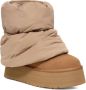 Ugg Klassieke Mini Dipper Puffer Platform Laars Beige Dames - Thumbnail 9