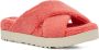 Ugg Fuzz Sugar Terry Cross Slide in Peach Bliss - Thumbnail 2