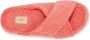 Ugg Fuzz Sugar Terry Cross Slide in Peach Bliss - Thumbnail 5