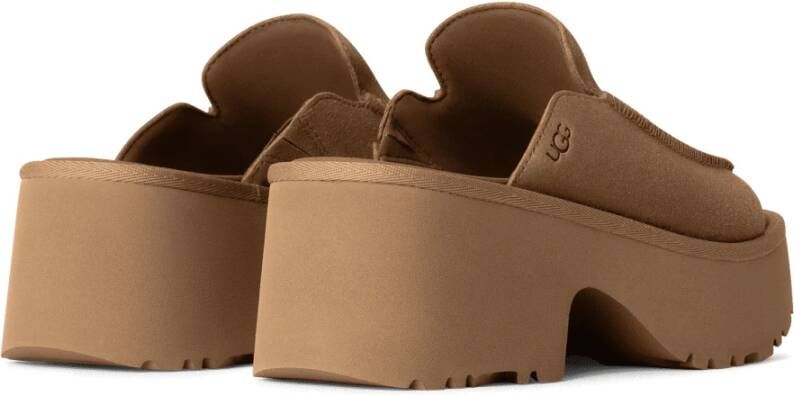 Ugg W New Heights Slide Brown Dames