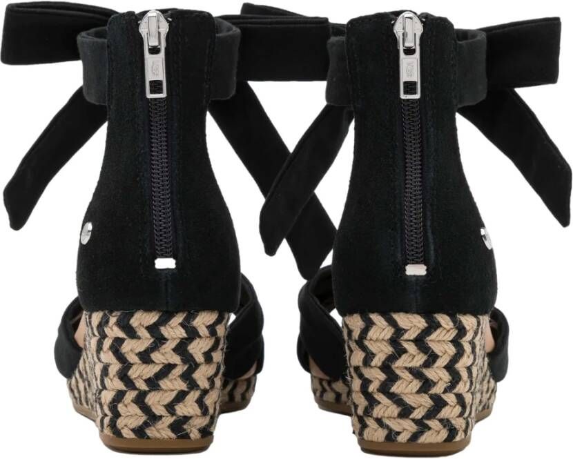 Ugg W-Yarrow Platform Sandals Black Dames