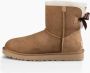 Ugg Dameslaarzen van omgekeerd schapenleer en suède voor herfst winter Beige Dames - Thumbnail 9