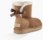 Ugg Dameslaarzen van omgekeerd schapenleer en suède voor herfst winter Beige Dames - Thumbnail 10