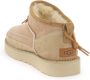 Ugg Beige Schapenvachtlaarzen met Asymmetrische Bovenrand Beige Dames - Thumbnail 9