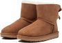 Ugg Dameslaarzen van omgekeerd schapenleer en suède voor herfst winter Beige Dames - Thumbnail 12