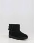 UGG Vachtlaarzen Dames W Classic Mini Logo Zip Maat: 36 Materiaal: Suède Kleur: Zwart - Thumbnail 12