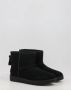 UGG Vachtlaarzen Dames W Classic Mini Logo Zip Maat: 36 Materiaal: Suède Kleur: Zwart - Thumbnail 14