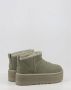Ugg Classic Ultra korte laars met plateauzool voor Dames in Green - Thumbnail 2