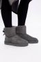 Ugg W Mini Bailey Bow II suede snow boots Grijs Dames - Thumbnail 6