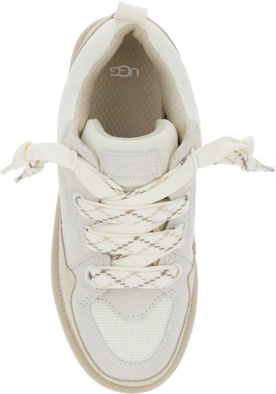 UGG Lage Sneakers Dames W Lo Lowmel Maat: 37 Materiaal: Suède Kleur: Wit
