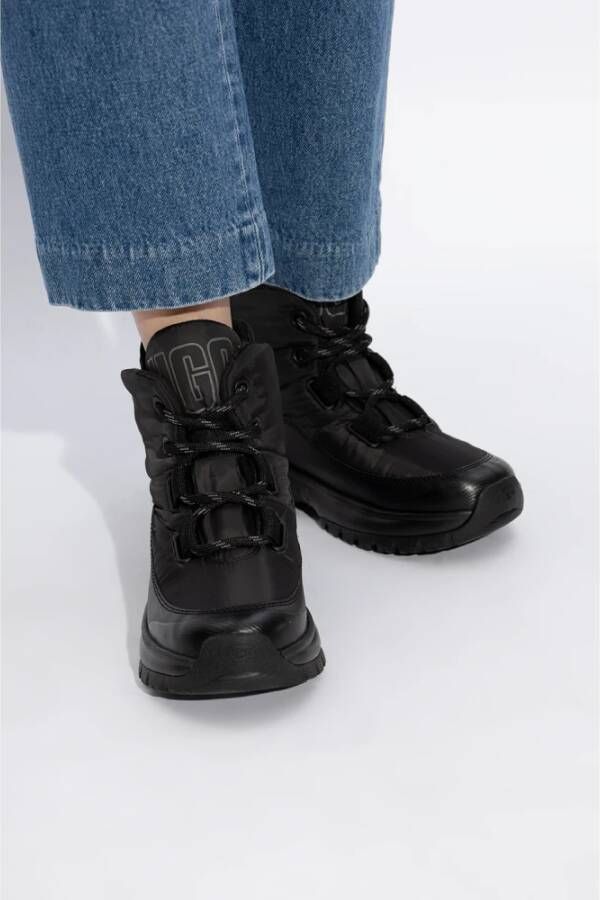 Ugg Yose Puffer Lace sneeuwlaarzen Black Dames