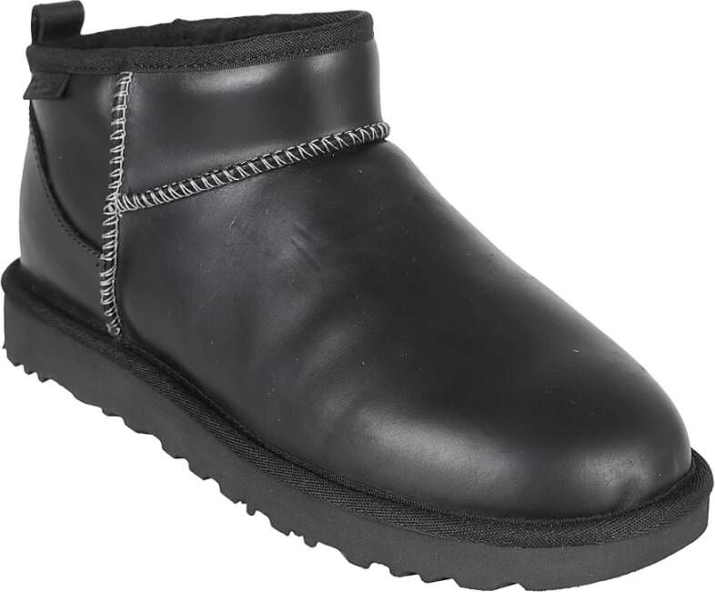 Ugg Zwarte Enkellaarsjes Dames Stijl Black Dames