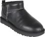 UGG Vachtlaarzen Dames Classic Ultra Mini Leather Regenerate Maat: 37 Materiaal: Leer Kleur: Zwart - Thumbnail 2