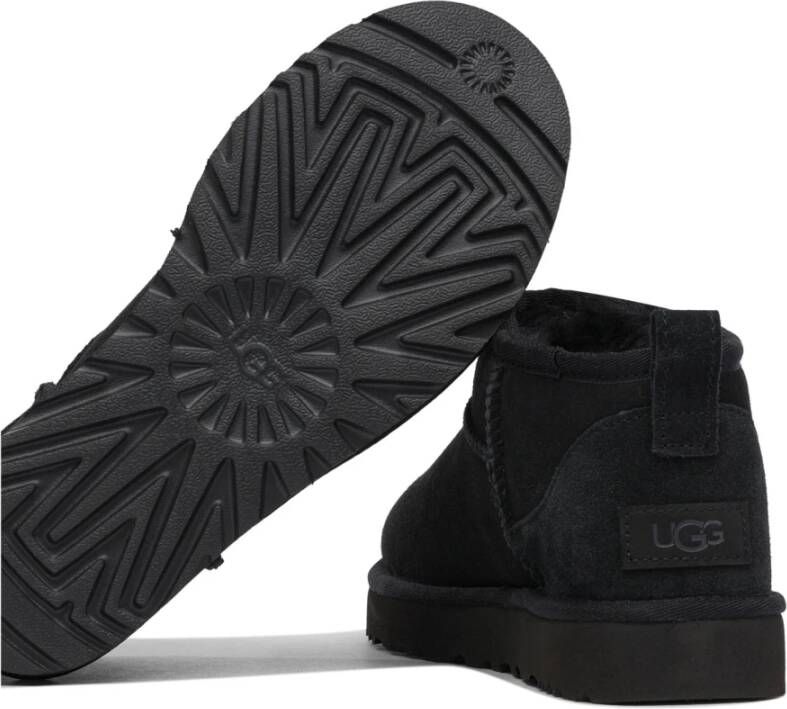 UGG Zwarte enkellaarzen voor vrouwen