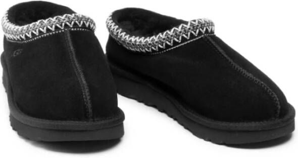Ugg Zwarte Instap Sandalen met Wolvoering Black Dames