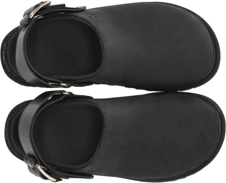 UGG Zwarte Nubuck Leren Klomp