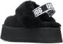 Ugg Zwarte suède en wollen slipper sandaal met 5 cm sleehak Zwart Dames - Thumbnail 5