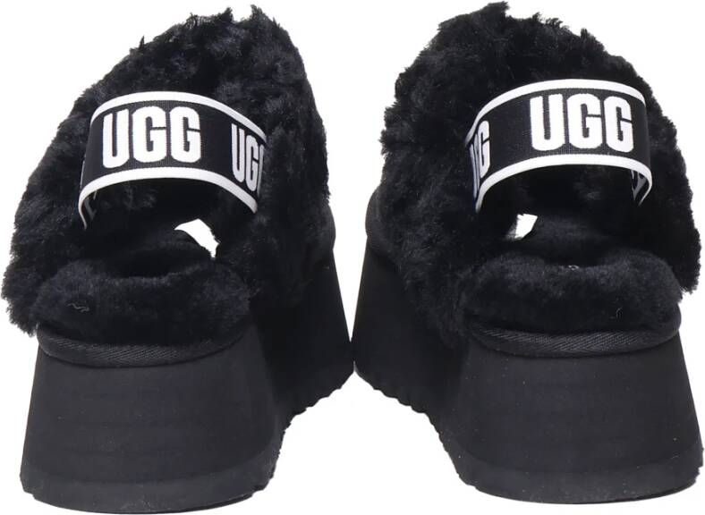 Ugg Zwarte Sandalen W Funkette Black Dames