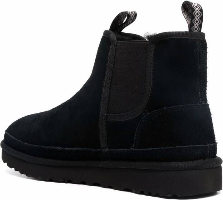 Ugg Zwarte Shearling Enkellaarzen Zwart Heren