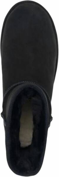UGG Zwarte Shearling Panel Enkellaarzen