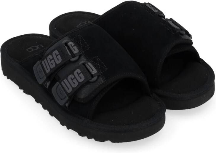 Ugg Zwarte Strap Slide Sandalen Black Heren