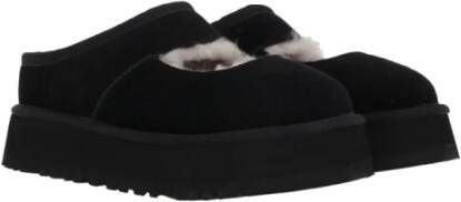 Ugg Zwarte Suède Mary-Jane Platte Schoenen Black Dames