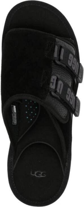 Ugg Zwarte rubberen sandalen met band Black Heren - Foto 10