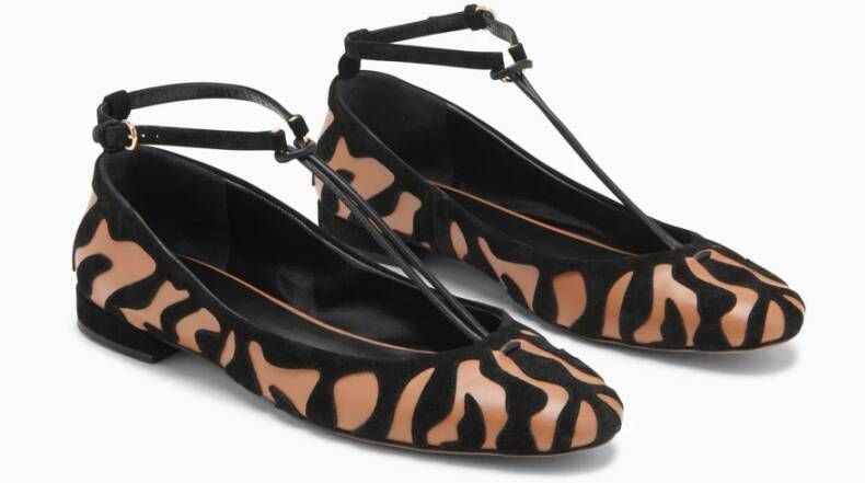 Ulla Johnson Dierenprint Ballerina Schoenen