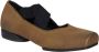 UMA Wang Leren Ballerina Schoenen Green Dames - Thumbnail 4