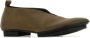 UMA Wang Olijfgroene leren Stone ballerina`s - Thumbnail 2