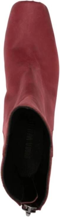 UMA Wang Geometrische Hak Balletlaarzen Black Dames