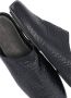 UMA Wang Zwarte Leren Sandalen met Vierkante Neus - Thumbnail 2