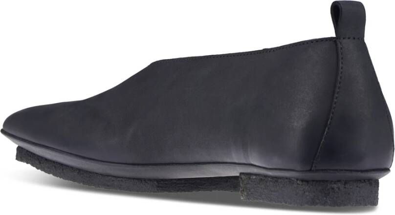UMA Wang Zwarte Stone Ballet Platte Schoenen