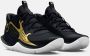 Under Armour Unisex basketbalschoenen Jet '23 Zwart Metalen Goud Metalen Goud 42.5 - Thumbnail 5