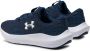 Under Armour Sneakers Samenstelling voor Mannen en Vrouwen Sneakers Samenstelling: Unisex Sportschoenen Blue Black White Heren - Thumbnail 18