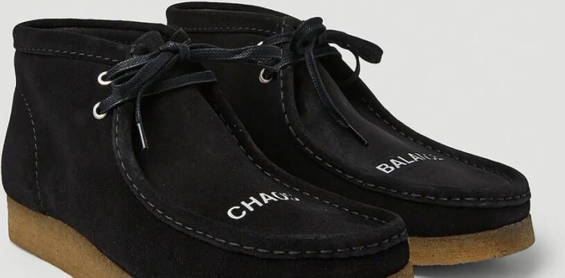 Undercover Chaos Balance Wallabee Shoes Zwart Heren